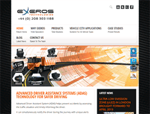 Tablet Screenshot of exeros-technologies.com